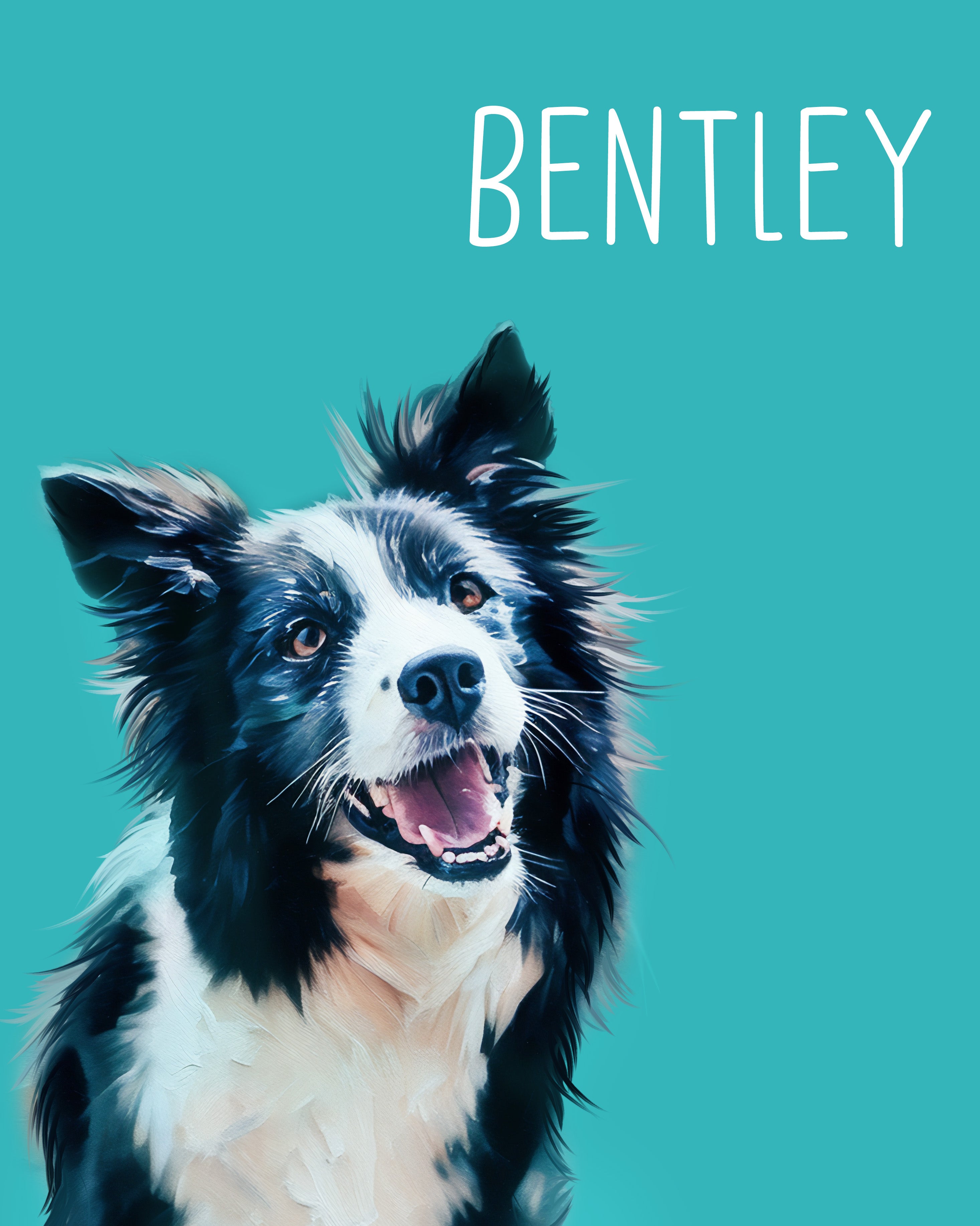 Oil Painting Minimalist Style Custom Pet Art (OM)