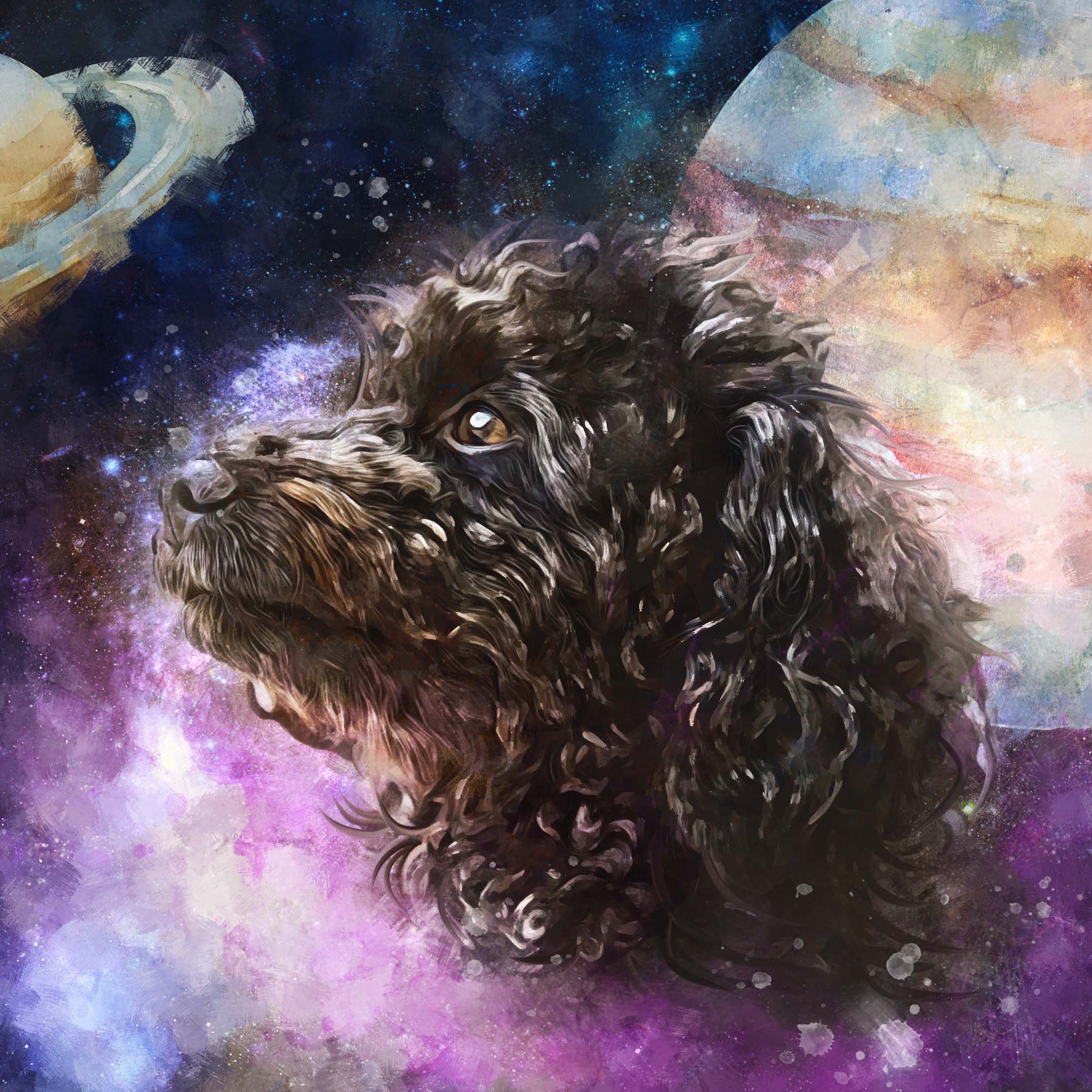 Load image into Gallery viewer, PAWSS - Watercolor pet portrait