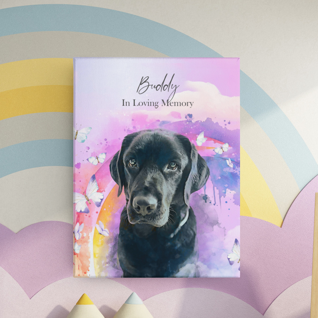 Watercolor Pet Canvas (Rectangle) Printing (TR)